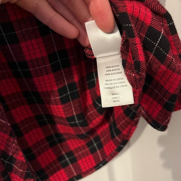 NWOT Rails Flannel-style Rayon Button-up Shirt - Picture 6 of 7